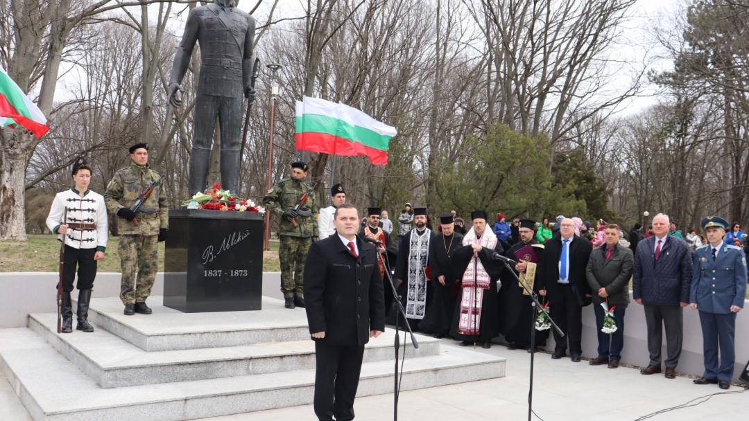 Citizens of Ruse celebrated 150 years since the death of Vasil Levski