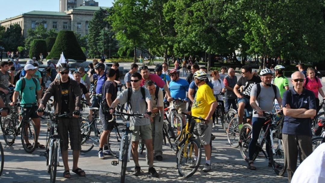 Зам.-кметът Димитър Наков откри голямото майско велосипедно шествие