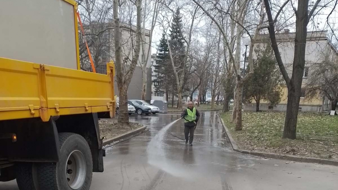 Седмичен график за миене на улици и булеварди