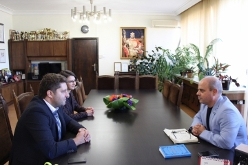 Кметът Пламен Стоилов се срещна с вицеконсула на Генералното консулство на руската федерация в Русе