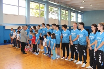 Кметът Пламен Стоилов откри изцяло обновената зала за тенис на маса