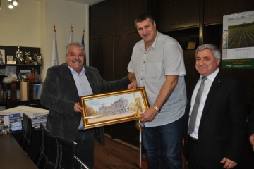 Любо Ганев участва в демонстрации по волейбол в Русе