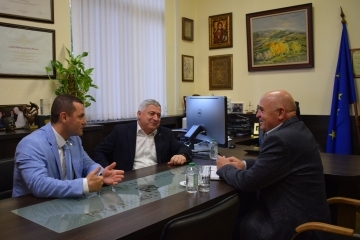 Кметът Пенчо Милков се срещна с ръководителя на административен район Тараклия Иван Паслар