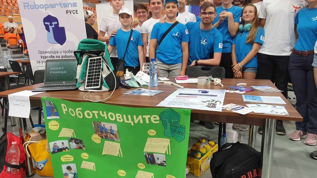 Three teams from Ruse participated in a robotics competition in Plovdiv