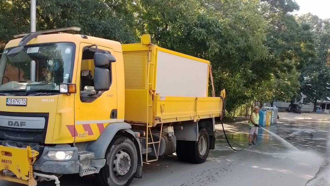 Седмичен график за миене на улици и булеварди в Русе
