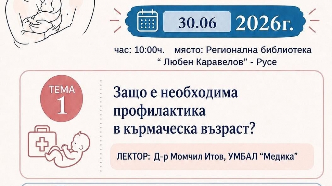Общинското училище за родители събира експерти и семейства в Русе на 30 юни