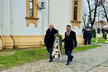 Зам.-кметът Енчо Енчев уважи националния празник на Румъния в Гюргево