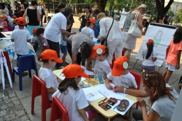 Деца от пет детски градини в Русе се включиха в пленер за малки художници