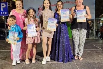 Детската музикална школа „Мелани - Коста” спечели медали в Черна гора