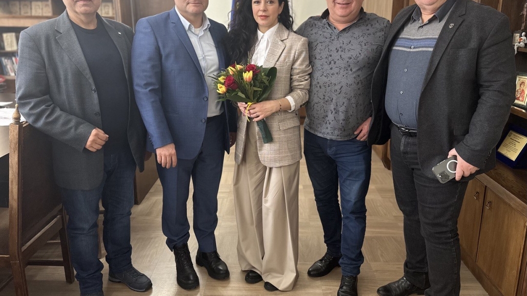 Кметът Пенчо Милков се срещна с актрисата Елена Петрова