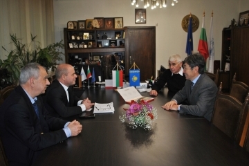 Кметът Пламен Стоилов се срещна с посланика на Казахстан в България Н. Пр. Темиртай 