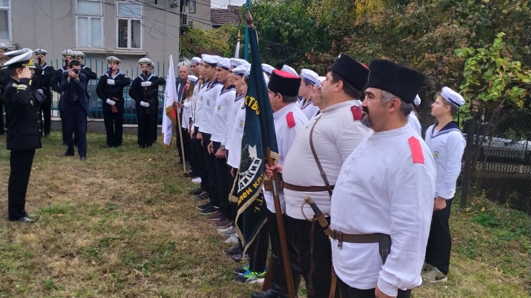 Дунавският флотски отряд взе участие в откриването на паметната плоча на капитан-лейтенант Александър Конкевич