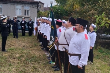 Дунавският флотски отряд взе участие в откриването на паметната плоча на капитан-лейтенант Александър Конкевич