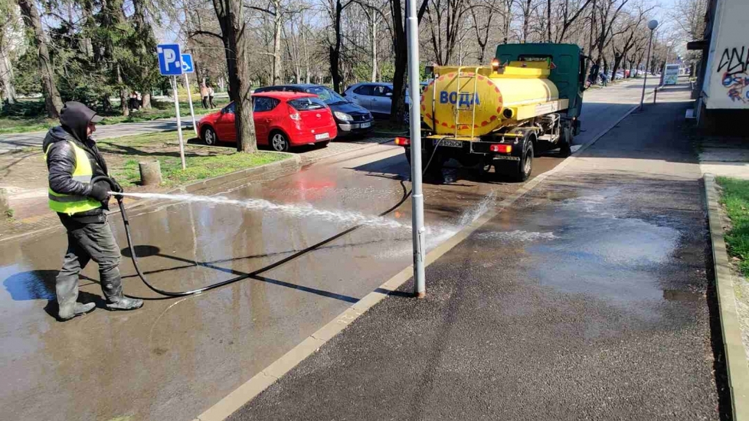 Седмичен график за миене на улици и булеварди в Русе