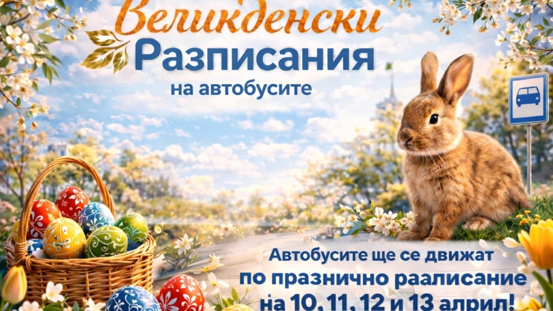Празничен график на автобусните линии в Русе за Великден