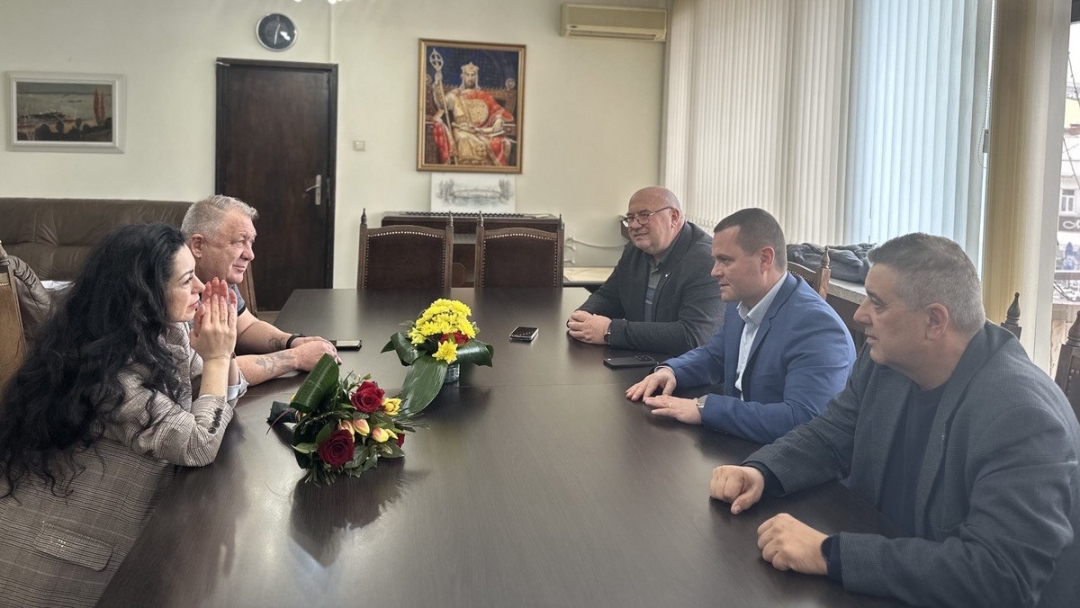 Кметът Пенчо Милков се срещна с актрисата Елена Петрова