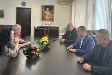 Кметът Пенчо Милков се срещна с актрисата Елена Петрова
