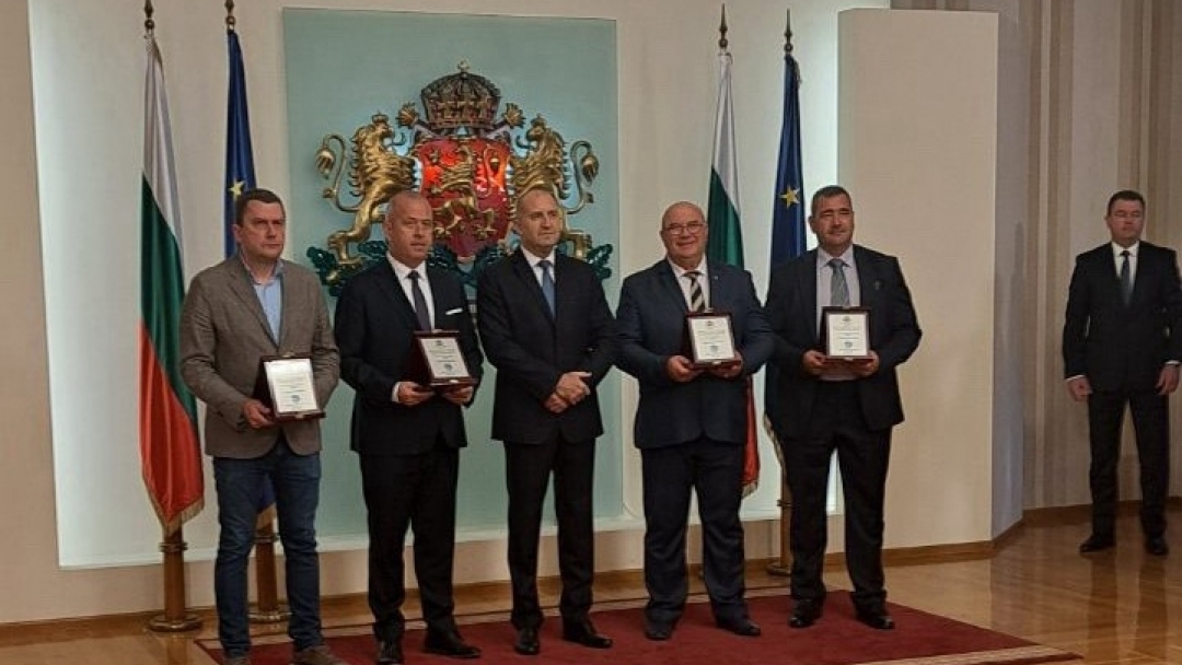 President Rumen Radev honored Ruse as "Municipality of the Year" for its contribution to children's sports and the development of young talents