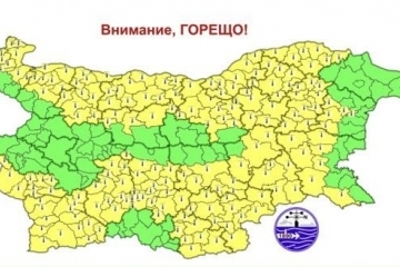 Жълт код за община Русе на 5 август заради високи температури
