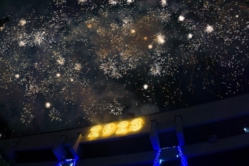 Citizens of Ruse welcomed 2023 with impressive fireworks, lots of music and games