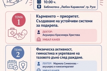 Кърмене, „кенгуру - грижа“ и възстановяване след раждане са темите на новото издание на „Академия за родители“
