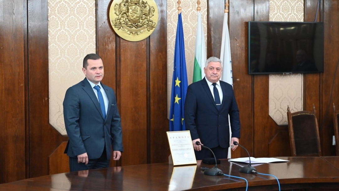 Iliya Syarov was awarded the title "Honorary Citizen of Ruse"