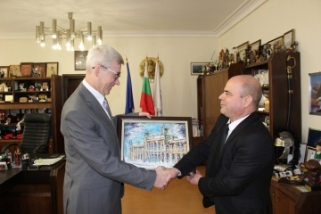 Кметът Пламен Стоилов се срещна с новия генерален консул на Русия в Русе Андрей Громов