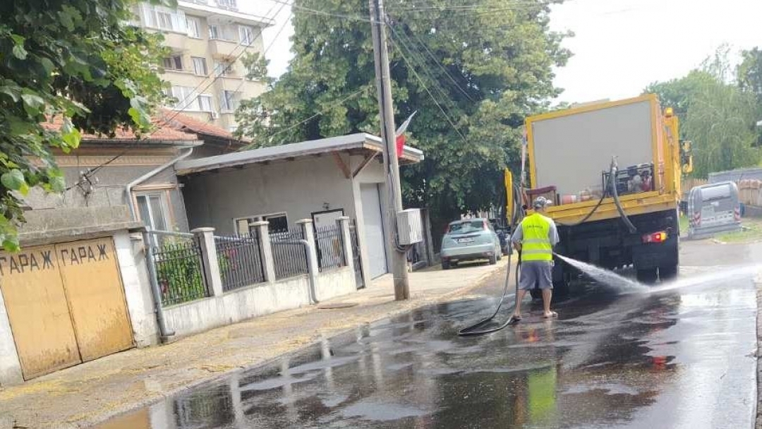Седмичен график за миене на улици и булеварди в Русе
