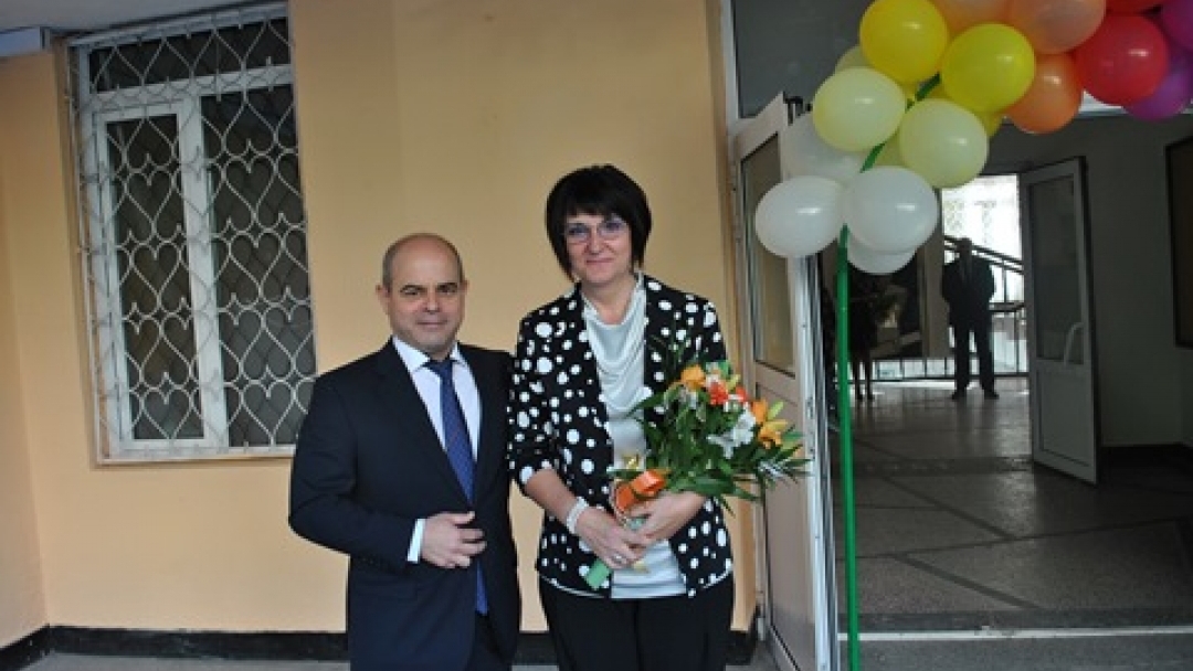 Пламен Стоилов присъства на откриването на учебната година в СОУ за европейски езици