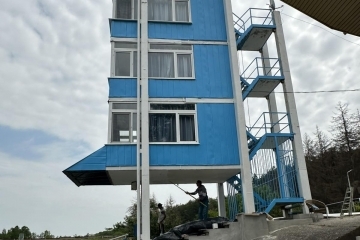 Започна ремонтът на съдийската кула на брега на езерото в лесопарк „Липник“