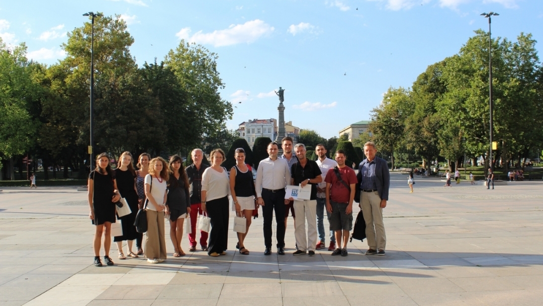 Заместник-кметът по европейско развитие д-р Страхил Карапчански се срещна с делегация от австрийски студенти