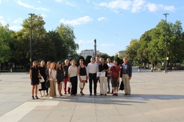 Заместник-кметът по европейско развитие д-р Страхил Карапчански се срещна с делегация от австрийски студенти