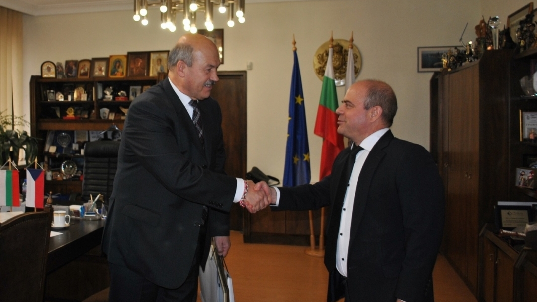 Кметът Пламен Стоилов се срещна с чешкия посланик Н. Пр. Душан Щраух