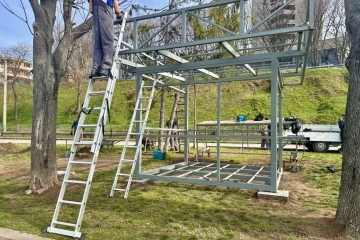 Започна изграждането на Алея на занаятите на русенския кей