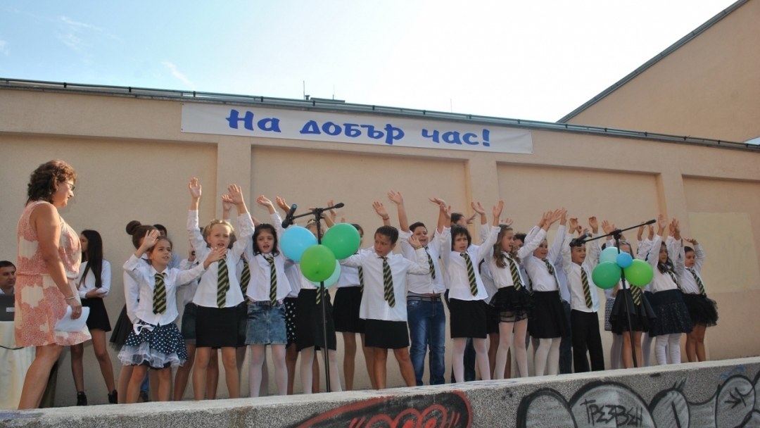 Кметът Пламен Стоилов откри новата учебна година в АГ "Гео Милев"