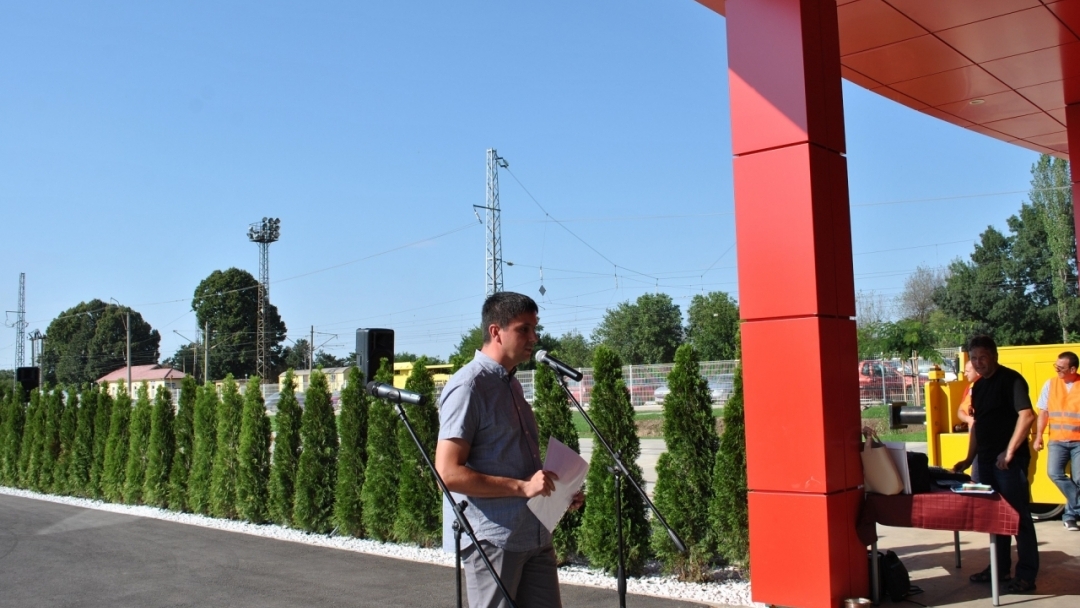 Кметът Пламен Стоилов откри разширението на локомотивен завод в Русе