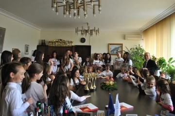 Кметът Пламен Стоилов поздрави „Мираж“ за успехите на формацията