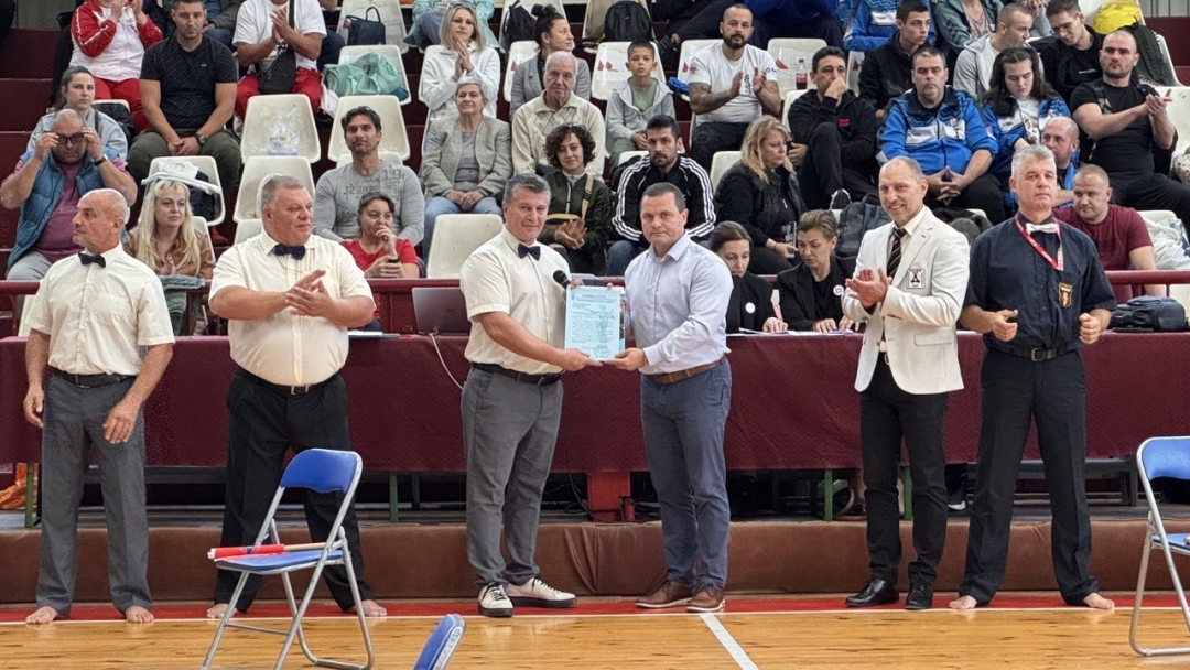 Mayor Pencho Milkov opened the Pristis National Cup in Kyokushin Karate – Kans