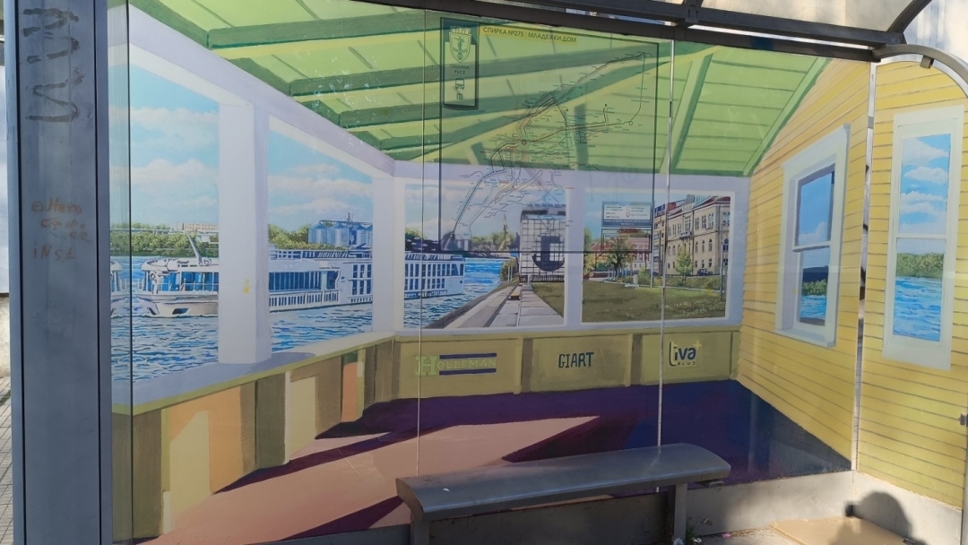 Три спирки в Русе се превърнаха в 3D арт пана