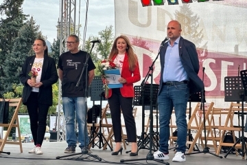 Zlatomira Stefanova kicked off the long-awaited festival "Urban Wine Fest Ruse"