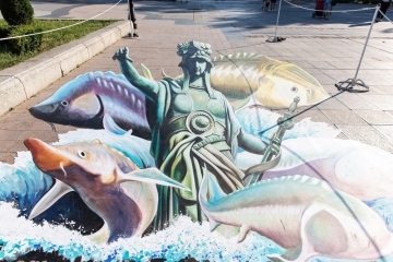 Заместник-кметът инж. Димитър Наков награди художниците в Международния фестивал 