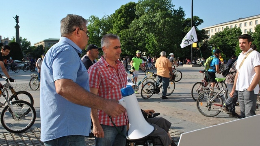 Зам.-кметът Димитър Наков откри голямото майско велосипедно шествие