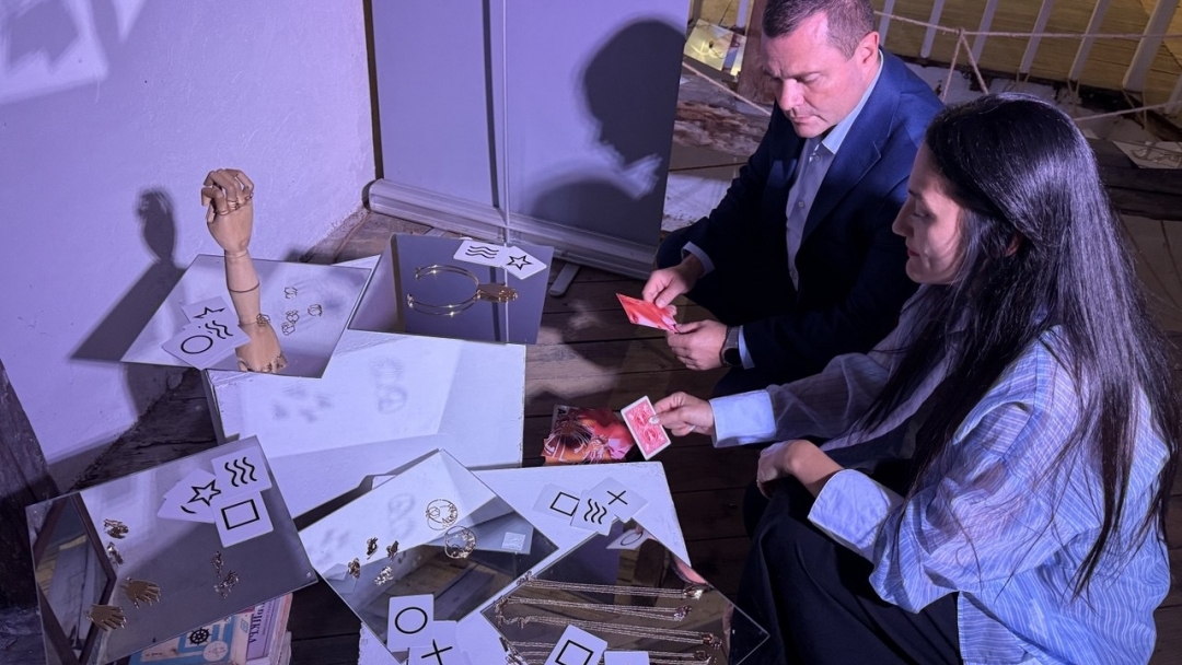 Кметът Пенчо Милков поздрави Цвета Трендафилова за първата й арт инсталация в Русе  