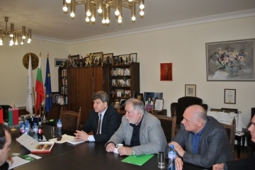 Кметът Пламен Стоилов се срещна с посланика на Беларус