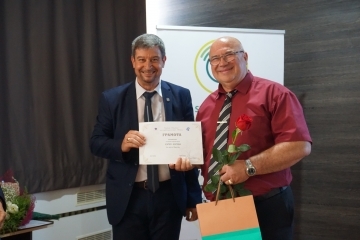 Заместник-кметът Енчо Енчев получи награда  за социално партньорство от КТ „Подкрепа“