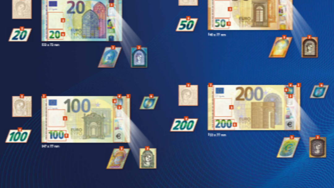 Информационни материали, плакати и препоръки от БНБ, във връзка с евробанкнотите