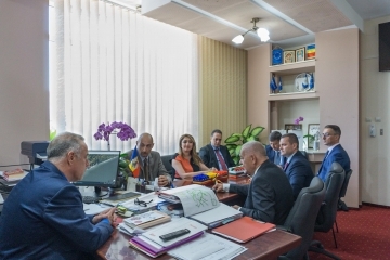 Кметът Пенчо Милков в съвместна среща с посланика ни в Румъния и кмета на Гюргево