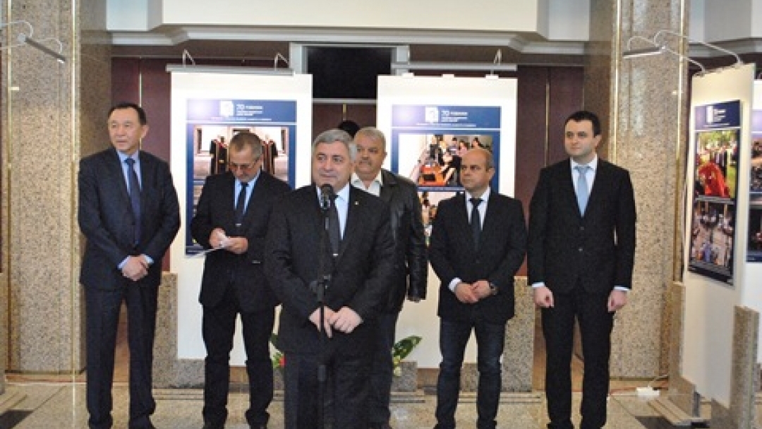 Пламен Стоилов присъства на откриването на изложба по повод 70-годишната история на Русенски университет „Ангел Кънчев“