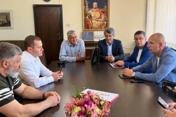 Кметът Пенчо Милков обсъди с президента на федерацията по лека атлетика строежа  на модерна лекоатлетическа зала в Русе