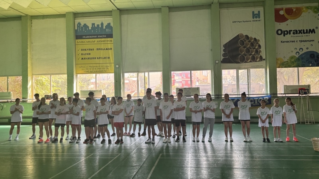 Млади таланти от България и Румъния се събират в Русе за турнира по бадминтон „Русенско лято“